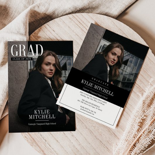 Newspaper Hoesje Afstuderen Uitnodiging