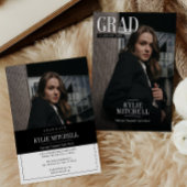 Newspaper Hoesje Afstuderen Uitnodiging