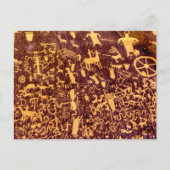 Newspaper Rock American Indian Utah Briefkaart (Voorkant)