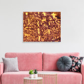 Newspaper Rock American Indian Utah Canvas Afdruk (Insitu (Woonkamer))