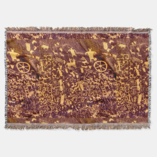 Newspaper Rock American Indian Utah Deken