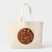 Newspaper Rock American Indian Utah Grote Tote Bag (Voorkant)