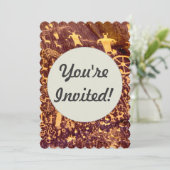 Newspaper Rock American Indian Utah Kaart (Staand voorkant)