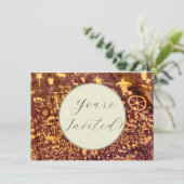 Newspaper Rock American Indian Utah Kaart (Staand voorkant)