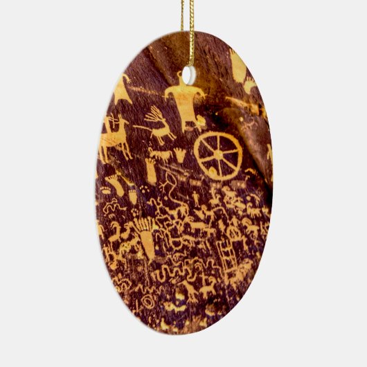 Newspaper Rock American Indian Utah Keramisch Ornament (Rechts)