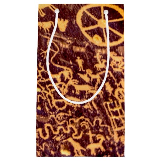 Newspaper Rock American Indian Utah Klein Cadeauzakje (Voorkant)