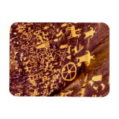 Newspaper Rock American Indian Utah Magneet (Horizontaal)