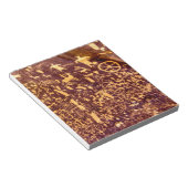 Newspaper Rock American Indian Utah Notitieblok (Schuin)