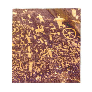 Newspaper Rock American Indian Utah Notitieblok