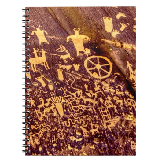 Newspaper Rock American Indian Utah Notitieboek (Voorkant)