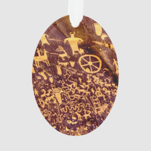 Newspaper Rock American Indian Utah Ornament