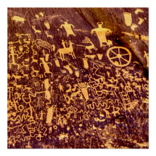 Newspaper Rock American Indian Utah Perfect Poster