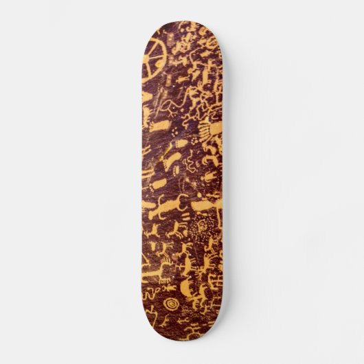 Newspaper Rock American Indian Utah Persoonlijk Skateboard (Voorkant)
