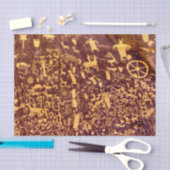 Newspaper Rock American Indian Utah Tissuepapier (Craft)