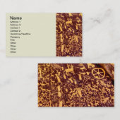 Newspaper Rock American Indian Utah Visitekaartje (Voorkant / Achterkant)