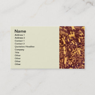 Newspaper Rock American Indian Utah Visitekaartje