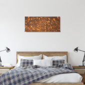 Newspaper Rock is een petroglyph-paneel dat is voo Canvas Afdruk (Insitu (Slaapkamer))