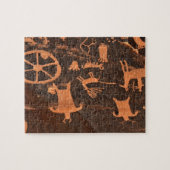 Newspaper Rock Petroglyph-panel - Utah Legpuzzel (Horizontaal)