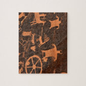 Newspaper Rock Petroglyph-panel - Utah Legpuzzel (Verticaal)