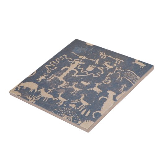 Newspaper Rock Petroglyphs Tegeltje (Zijkant)