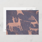 Newspaper Rock, S.P., UT Near Monticello. Briefkaart (Voorkant / Achterkant)