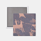 Newspaper Rock, S.P., UT Near Monticello. Magneet (Voorkant / Achterkant)