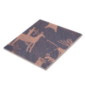 Newspaper Rock, S.P., UT Near Monticello. Tegeltje (Zijkant)