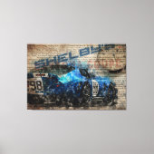 Newspaper Shelby Daytona Coupe Canvas Afdruk (Voorkant)