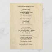 Newspaper Style Doctor Retirement Card | Custom Kaart (Achterkant)