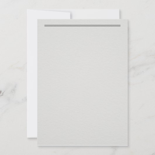 Newspaper-Style Wedding Save the Date (Achterkant)