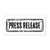 Newspaper Themed Distressed Press Release Rubberstempel (Afrduk)