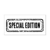 Newspaper Themed Distressed Special Edition Rubberstempel (Afrduk)