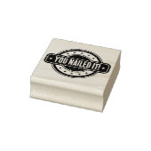 Newspaper Themed Distressed You Nailed it! Rubberstempel (Stempel)