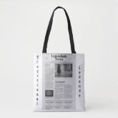 Newspaper Tote Tote Bag (Voorkant)