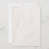 Newspaper Turkey Wishbone Thanksgiving Fall Kaart (Achterkant)