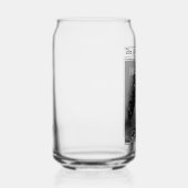 Newspaper What A Year Black White Photo Christmas Blikvorm Glas (Links)