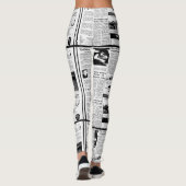 NEWSPAPIER LEGGINGS (Achterkant)