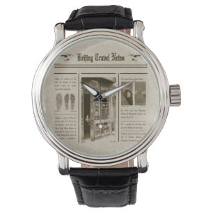 Newspapier Watch Horloge