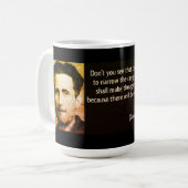 NEWSPEAK EN DE DOUDE POLITIE (ORWELL)2 KOFFIE MOK (Voorkant links)