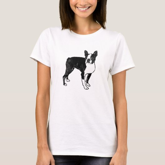 Newsprint Boston T-shirt (Voorkant)
