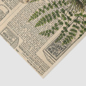  Newsprint Parrot Tissuepapier (Detail)