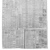 Newsprint Shower Curtain Douchegordijn (Voorkant)