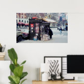 NEWSSTAND aan BROADWAY en 75th Street - NEW YORK Poster (Thuiskantoor)