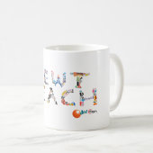 Newt Beach Officiële NewtMug™ Coffee Mok (Voorkant rechts)