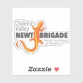 Newt Brigade Custom Cut Vinyl Sticker (Vel)