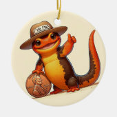 Newt Brigade Holiday Ornament - Newton (Voorkant)