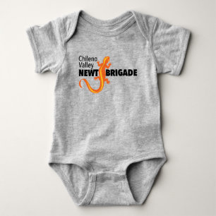 Newt Brigade logo baby jersey bodysuit
