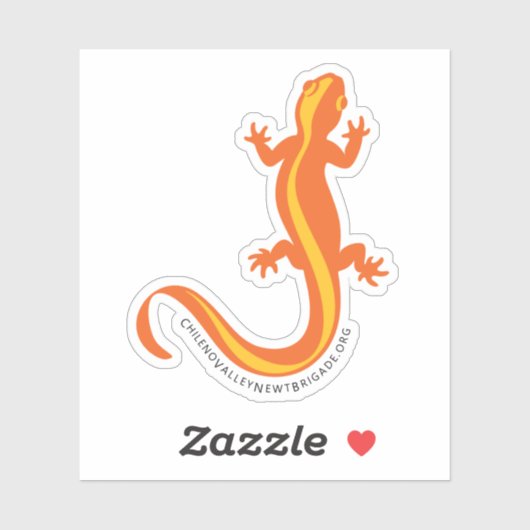 Newt Brigade Vinyl Newt Sticker (Vel)