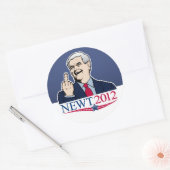 Newt Gingrich 2012 Gag Sticker Set (Envelop)