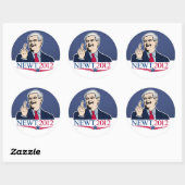 Newt Gingrich 2012 Gag Sticker Set (Vel)